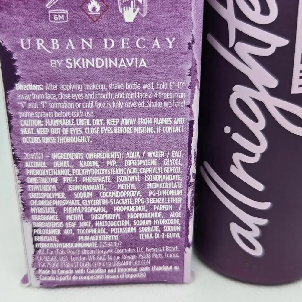 Urban Decay All Nighter Ultra Matte Long Lasting Makeup Setting Spray